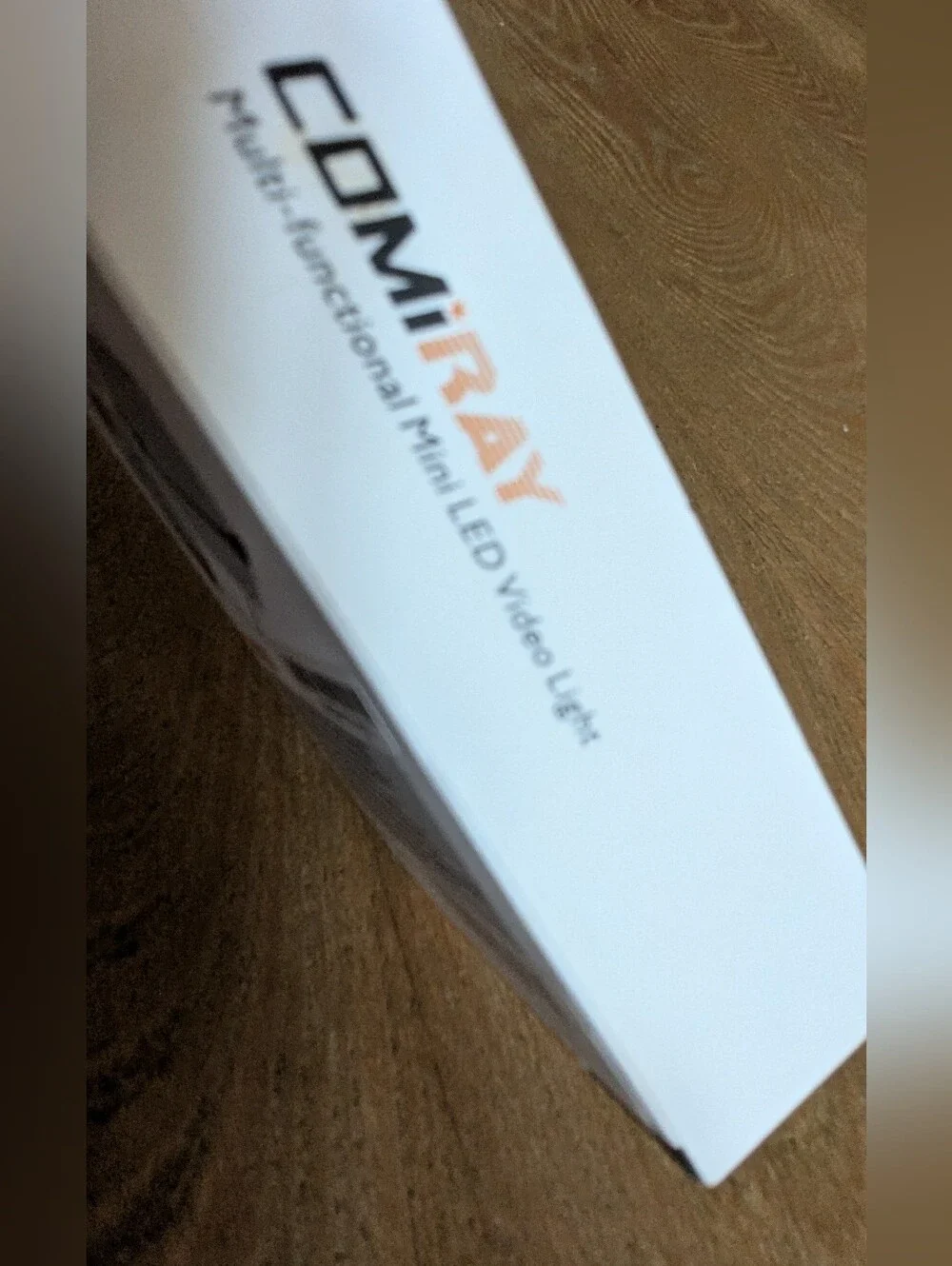 Mini LED Video Light - Black with Orange Accents